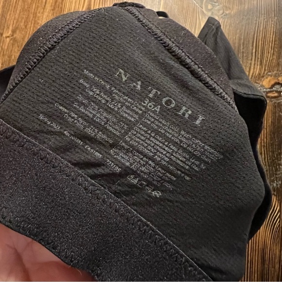 Natori Lightly Padded Basic Black Bra - Picture 3 of 3